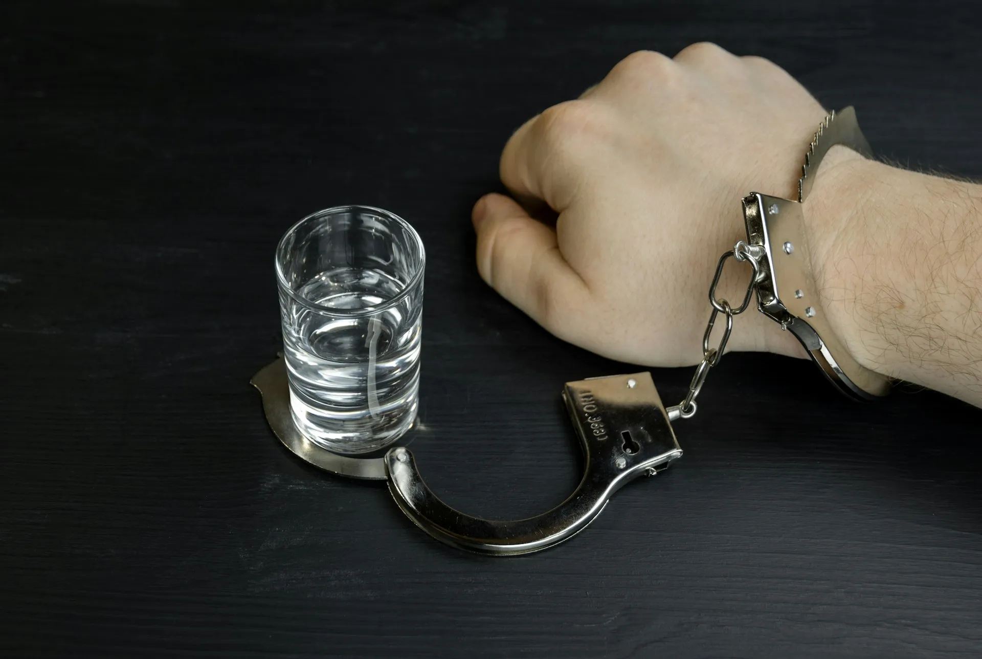 Handcuffed to alcohol